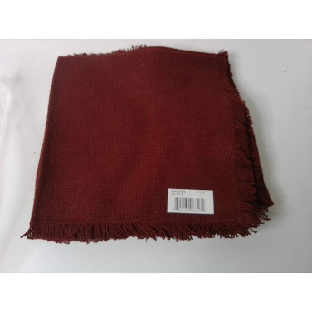17" X 17" Burlap Wine Place Mats Set Of 4